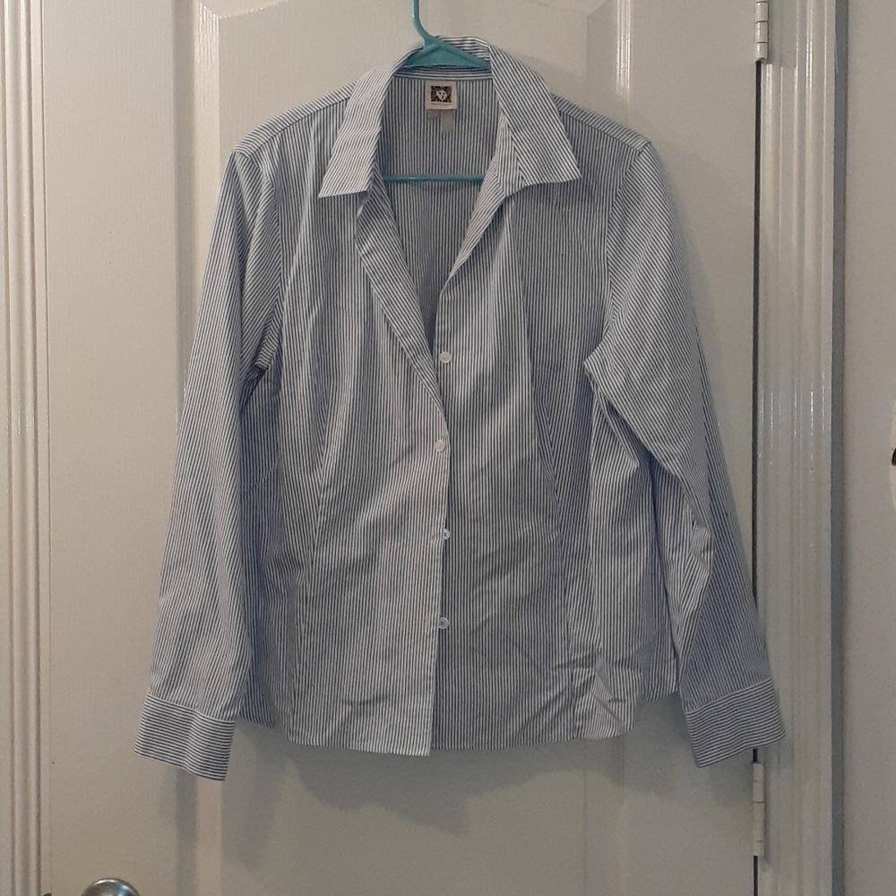 Long sleeve button up.